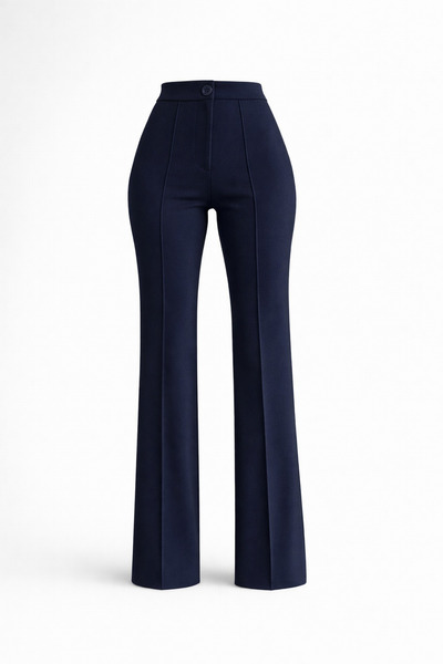 adba style Ψηλόμεσο παντελόνι με λάστιχο στη μέση Full Lycra 4076