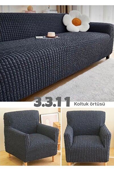 ÖZMAKAN Bürümcük Bone Sofa Set Cover 3.3.1.1
