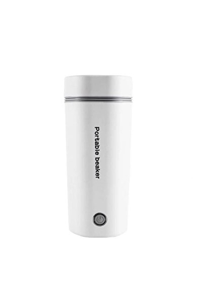 Generic Portable Travel Electric Kettle – Stainless Steel – 350ml (White)