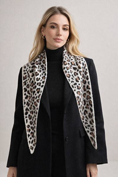 Şirin Giyim Aksesuar Eșarfă triunghiulară pentru umăr, leopard, pentru femei ...