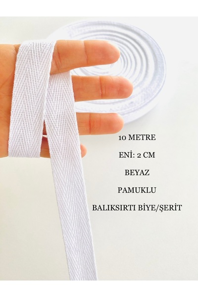 seyranat 10 метрів шириною 2 см біла бавовняна тканина з щільним переплетення...