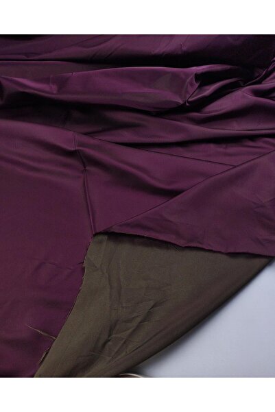 Kumaş Parça Yeşil Bordo Çift Renkli Tafta En: 150 cm