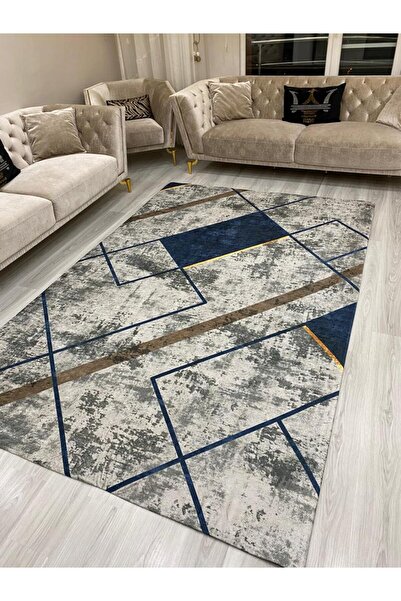 LİMAY Carpet Cover - Sponge-Free, Washable, Velvet Fabric, Elastic Living Roo...