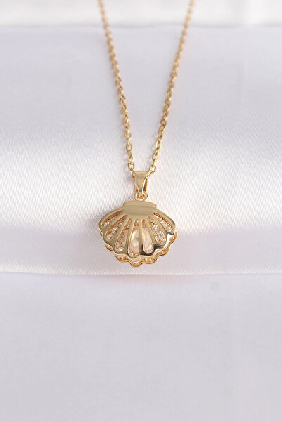 Generic Brand Import ®   316L Steel Chain Gold Color Zircon Stone Pearl Detai...
