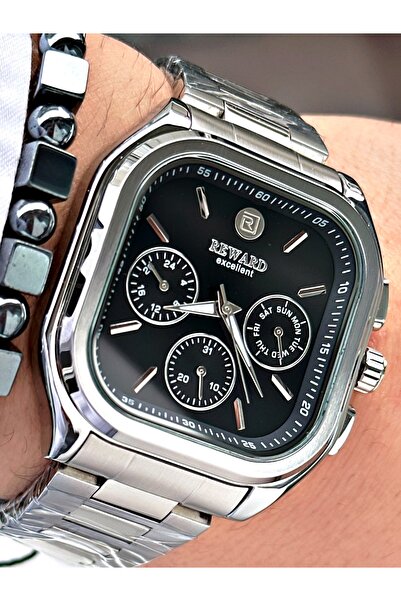 Reward Silver Color Square Model Functions Active Original Men's Wristwatch +...