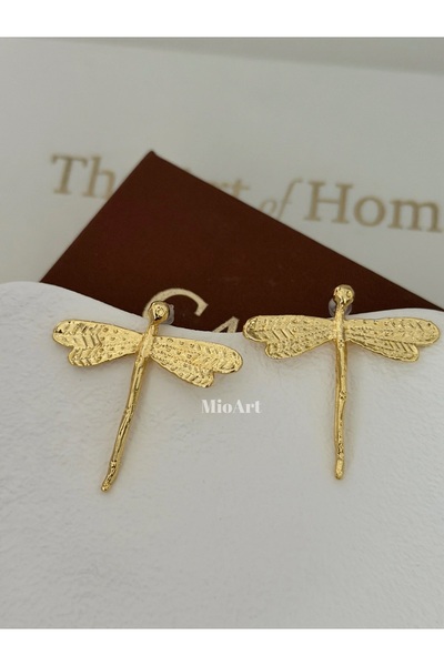 MioArt Women's Dragonfly Model Earrings