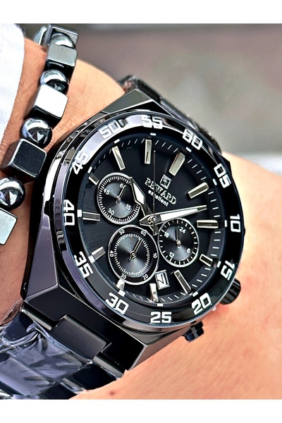 Reward Siyah Renk Fonksiyonlar Aktif Orjinal Çelik Kordon Erkek Kol Saati + B...