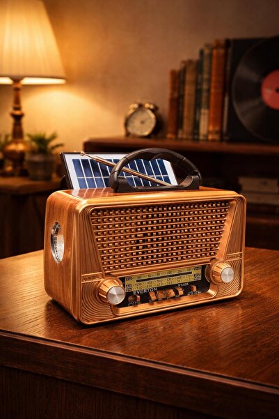 Everton RT 836 USB AM-SW-FM BLUETOOTH PANELLİ NOSTALJİ RADYO