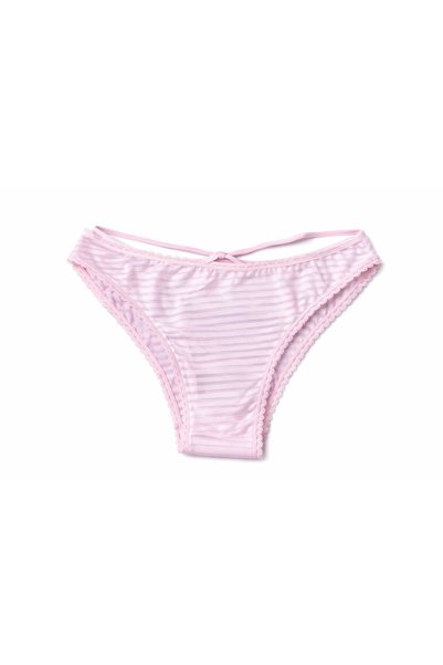 MAVİ QUMSAL (New Product)Transparent Comfortable and Flexible Ringed Bikini Bikini (Pack of 3)