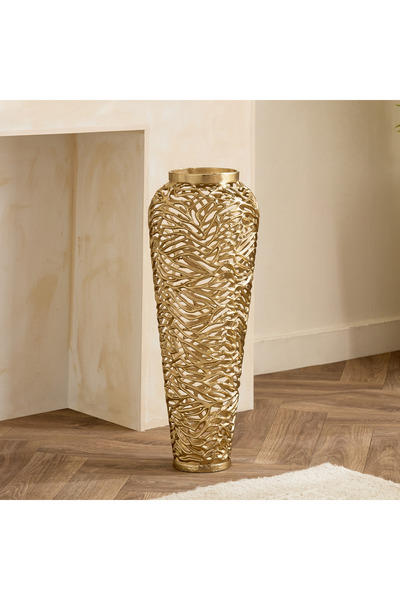 Home Box Casa Luxe Decorative Cutwork Vase - 24x24x66 cm