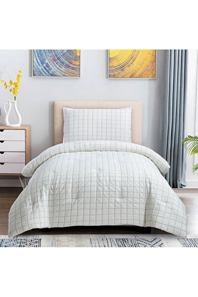 Home Box طقم لحاف مزدوج من قطعتين من قماش الجاكار البوليستر من توم سيلاس - 16...