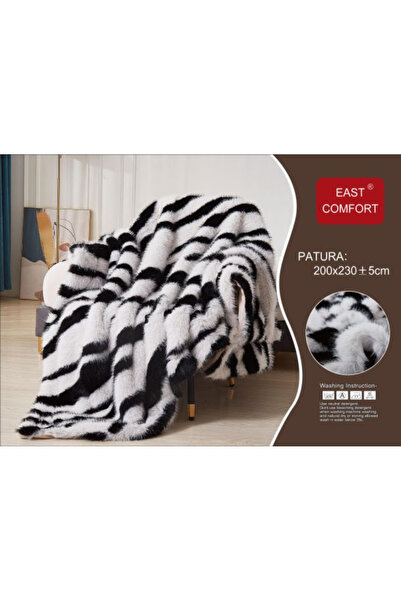 ANATOLIATEKSTILE Premium Thick Rabbit Fur Blanket, Ultra Soft, Warm, For Bed ...