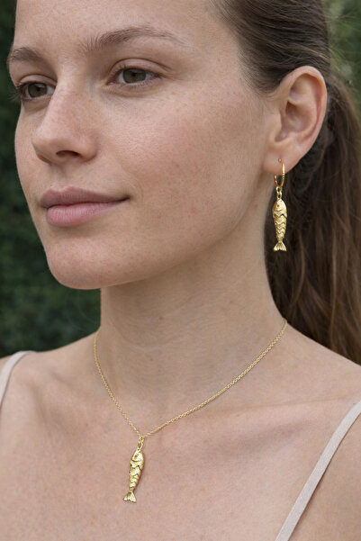 Boox99 Swing Jointed Swinging Fish Necklace and Earrings