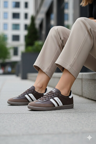 Slazenger India Women's Men's Unisex Brown / Beige Sneaker Casual Sports Shoes