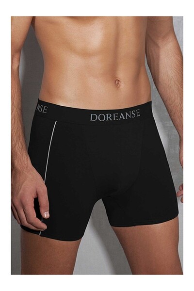 Doreanse Boxeri pentru bărbați, exclusivi, din bumbac, cu model în dungi, măr...