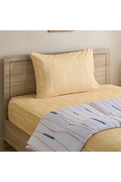 Home Box Joy Slumber 2-Piece Poppin Twin Microfibre Comforter Set - 160x220 cm