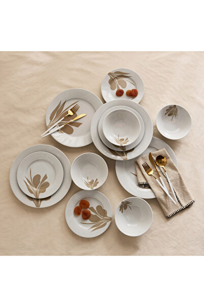 Home Box طقم عشاء أتلانتا مكون من 12 قطعة - يكفي 4 أشخاص