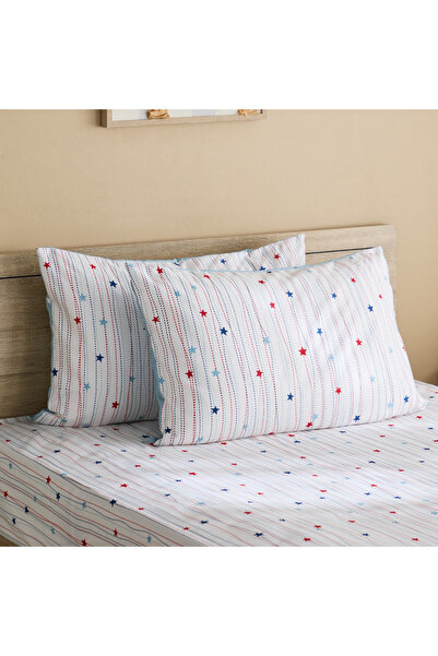 Home Box Nora 2-Piece Starlight Microfibre Pillow Cover Set - 50x75 cm