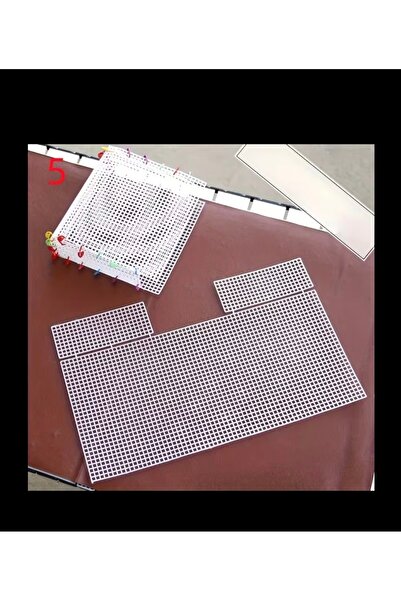 iğne izi Plastic Bag Canvas, Wallet Canvas, Handmade Bag Handmade Bag White 5...