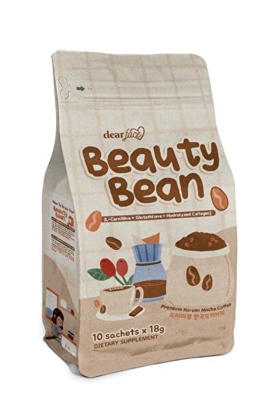 DEAR Face Beauty Bean – Premium Sugar-Free Slimming Coffee with Collagen, Glu...