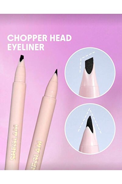 SHEGLAM Think Sharp Eyeliner Black – Ultra İnce Uçlu Kalem Eyeliner