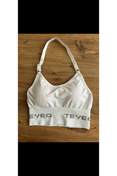 Sheky Teveo Open Back Halter Neck Bra Crop Blouse Top