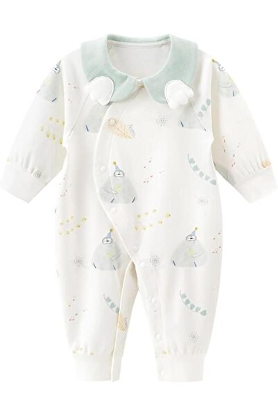 OEM Salopeta bebelusi cu maneca lunga, imprimeu cu desene, body