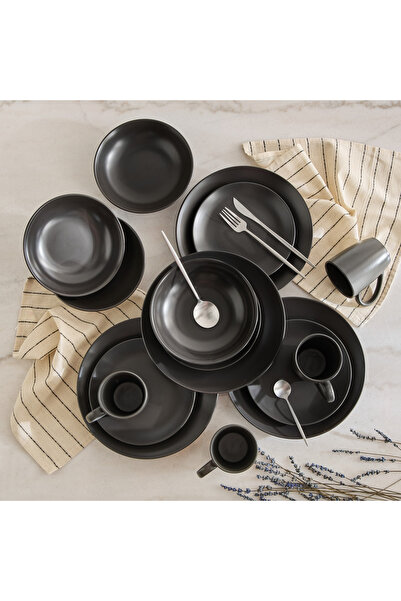 Home Box Elegenza 16-Piece Matte Dinner Set - Serves 4