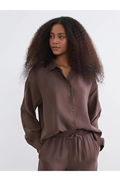 LC Waikiki Oversized Modal Blend Women's Shirt (S6)