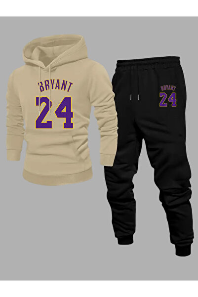 ALEYZA MODA Printed Top and Bottom Tracksuit Set Oversize Hooded