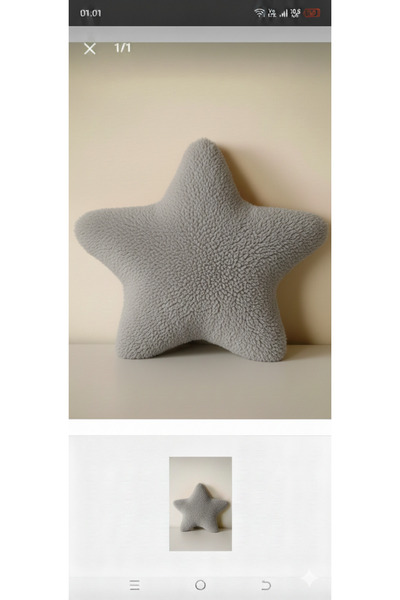 Beta 1Pc Decorative Star Shaped Pillow Cushion Throw Pillow