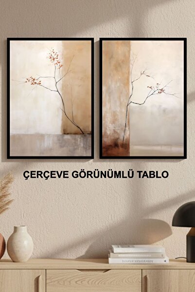 Artte ÇERÇEVE GÖRÜNÜMLÜ 2Lİ TABLO