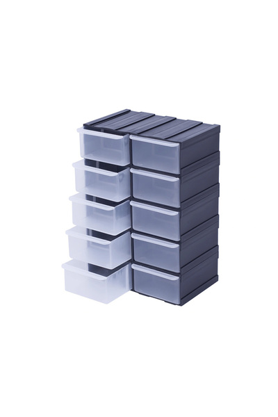 ALIEN Organizator 10 sertare modulare 22.5X15.5X10cm