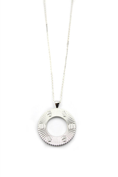 teknoparkx قلادة كرتي - فضية