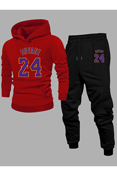 ALEYZA MODA Printed Top and Bottom Tracksuit Set Oversize Hooded