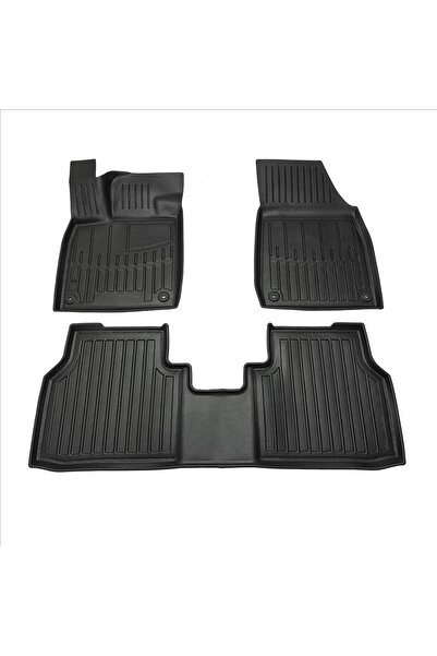 Umbrella RUBBER CAR MATS SET FOR SKODA ELROQ (2025-...)