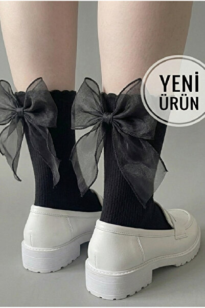 Massaltay Princess Cute Socks with Bow Detail on the Back |   Girl Child & St...