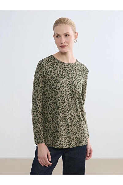 LC Waikiki Блузка з візерунком у вигляді велосипедного коміра (S6)