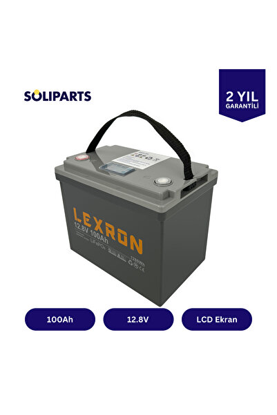 Lexron 12.8V 100AH LiFePO4 LİTYUM AKÜ