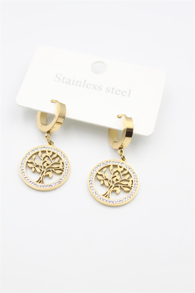 toyigoo Tree of life earrings - gold