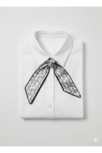 alinastore وشاح رفيع بنمط عرقي، باندانا، شريط (6×90 سم)