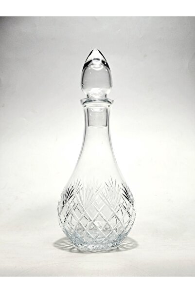 Kristal Market El İşçiliği Zemzem Şerbet Şişesi Şeffaf 1 Adet