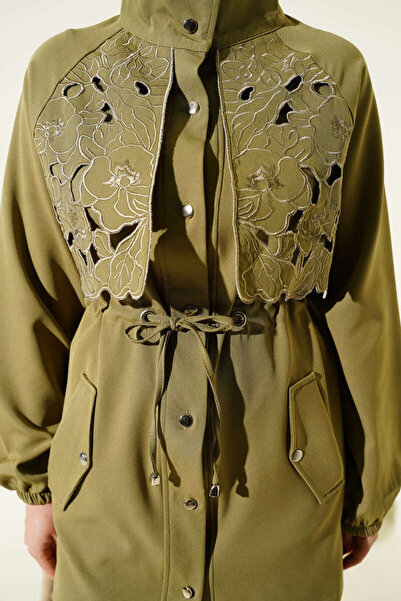 Burcia Bel Tunnel Guipure Piece Double Set