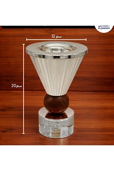 Generic Modern conical incense burner with a crystal base