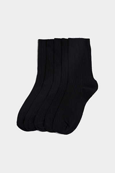 DeFacto Women's 5-Pack Cotton Long Socks H1559Axns