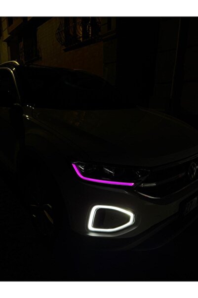 Volkswagen T-Roc Üst Far Sticker Set Mor