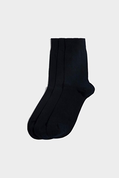 DeFacto Ανδρικές μακριές κάλτσες από βαμβάκι χωρίς ραφές τεμαχίων H0912AXNS