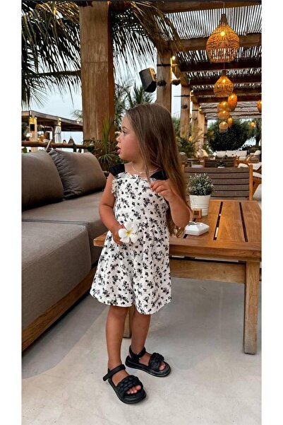 SONGÜLBERİK Girl's Summer Jumpsuit