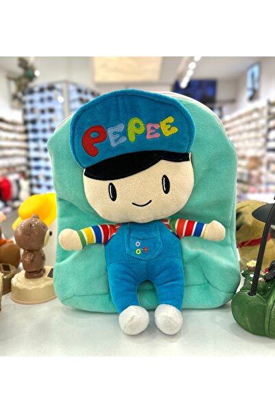 GLOW ACCESSORIES BAE Sevimli Pepee Çocuk Peluş Sırt Çantası 30x25 cm
