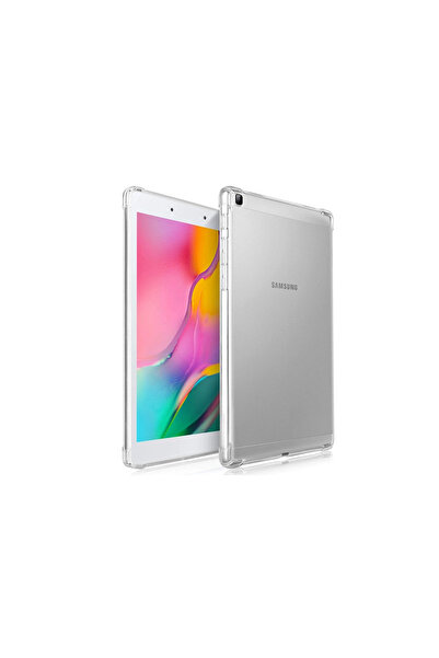 CT STONES حافظة سيليكون شفافة مضادة للصدمات لجهاز Galaxy T290 Tab A 8